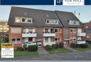 Schicke Mehrfamilienhäuser mit Balkonen an der Stadtgrenze zu Gladbeck