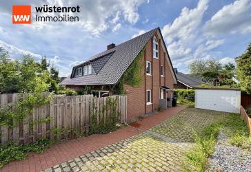 Doppelhaushälfte mit Garage und kompakten Grundstück!