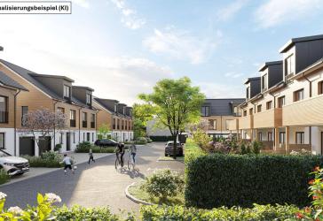 Neubauprojekt in Berglern - individuell planbare Doppelhaushälfte im KfW 40 Standard
