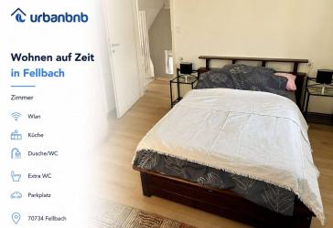 Möbliertes Zimmer Fellbach - Wohnen auf Zeit nahe Stuttgart
