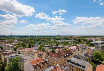 Über den Dächern Markkleeberg's in Seenähe: Gehobene 3,5 Zimmer DG-Maisonette in zentraler Lage