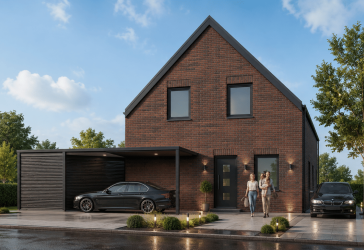 Modernes Neubau-Einfamilienhaus mit Kaufgrundstück in attraktiver Lage von Südlohn!