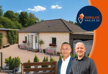 Gemütlicher Bungalow mit Wintergarten, Sauna und Südterrasse in Marienborn