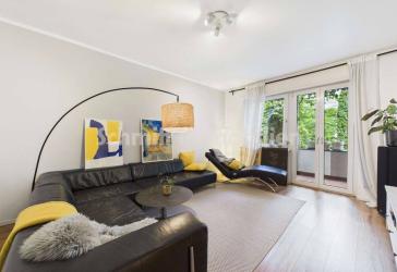 Helle 3-Zimmer-Wohnung im Hochparterre von Frankfurt-Sachsenhausen