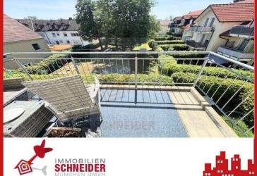 IMMOBILIEN SCHNEIDER - Unterschleißheim - Attraktive 3 Zimmer Wohnung mit Balkon und Parkett