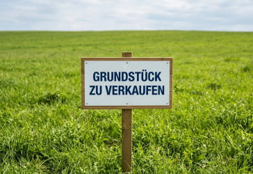 Grundstück bei Ortseinfahrt