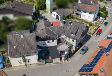 Wohnen und Arbeiten unter einem Dach mit großer Garage zum Kauf in Partenheim