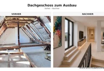 Zum Selbstausbau mit voller Afa: DG Wohnung und Speicher - mit jetzt schon fertiger Dachterrasse!