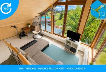 Lichtdurchflutete Split-Level-Maisonette mit Galerie, Balkon, Klimaanlage und Hobbyraum in begehrter Wohnlage von Kirchgöns