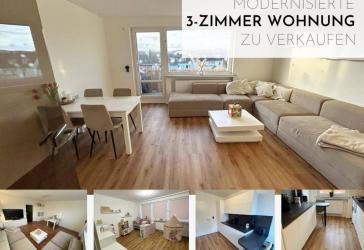 Einziehen & wohlfühlen: Modernisierte 3-Zimmer-Wohnung mit Balkon & Garage in zentraler Lage Wittens
