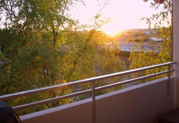 Modernisierte 3,5 Zimmerwohnung mit Balkon + Garage und vieles mehr….