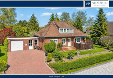 Ihr neues Zuhause am Feldrand. Charmanter Walmdachbungalow mit großem Grundstück