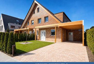 Neuwertig, energieeffizient und sofort bezugsfertig - Moderne DHH mit Garten und EEK A+