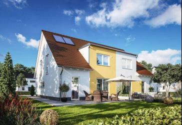 Jetzt mit der KfW fördern lassen: Wir teilen uns das Grundstück und bauen gemeinsam kostensparend unser massives Traumhaus inklusive Festpreis- und Ba