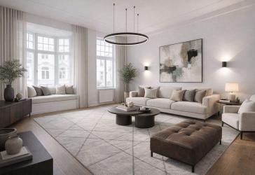 Vier-Zimmer-Stilaltbauwohnung mit zwei Balkonen am Schweizer Platz