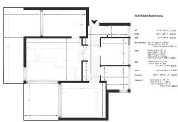 3-Zi-Wohnung mit zwei Terrassen und freiem Blick