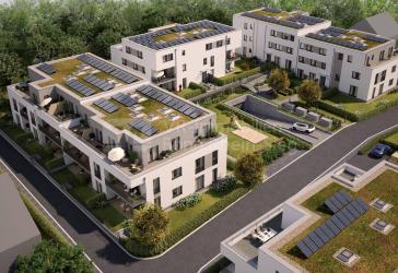 3-Zimmer-Dachgeschosswohnung mit großer Dachterrasse und idyllischem Blick