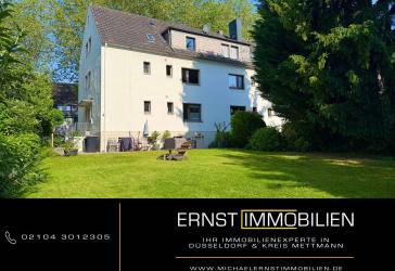 Saniertes 3-Familienhaus, vollständig vermietet, mit großem Garten in TOPP-Lage von Alt-Erkrath