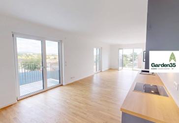 IHR GARTEN EDEN: Lichtdurchflutete 3-Zi.-Whg. mit Einbauküche und BALKON im Lagarde Campus