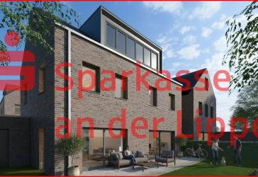 Werne-Dornberg: zukunftsorientierte Neubau Doppelhaushälfte mit Sonnengarten in Premium Qualität