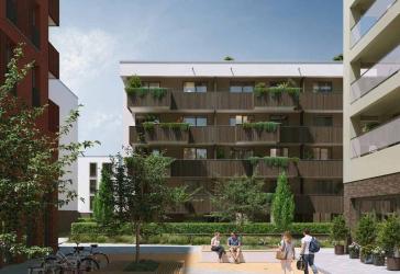 Barrierefreie 4-Zimmer-Wohnung mit ca. 104 m² samt Badewanne, Dusche, Gäste-WC und Balkon