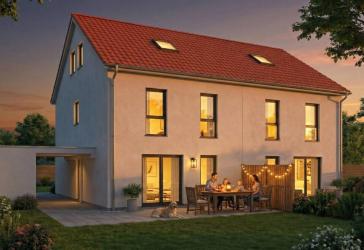 Neubau Doppelhaushälfte(Effizienzhaus40) mit vielen Gestaltungsmöglichkeiten in Winkelhaid - Lage am Waldrand