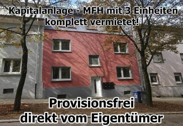 8% Rendite - vermietetes MFH mit 3 Einheiten