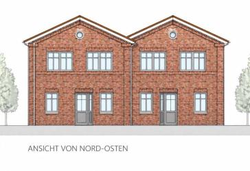 Exklusiv: Doppelhaushälfte am See mit Wasserblick und Strand Neubau