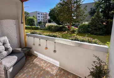 Gepflegte 3,5-Zimmer Hochparterrewohnung - Balkon, Gemeinschaftsgarten & Stellplatz inklusive