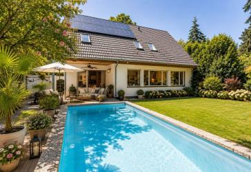 Perfektes Familiendomizil mit Pool und Garten in Schlachtensee