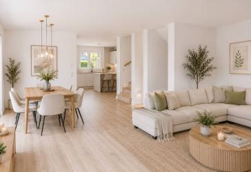 Familienfreundliches Eckreihenhaus in Mönchengladbach – energieeffizient A+ - Glasfaser Internetanschluss