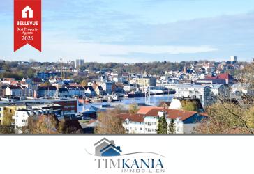 Gemütliche Maisonettewohnung mit Blick über Hafen und Altstadt