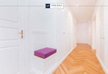 Stilvoll kernsanierte Altbauwohnung mit exklusivem Masterbereich und großem Garten