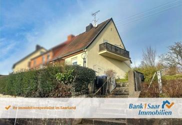 Vermietetes Einfamilienhaus mit 2 Schlafzimmern & schönem Garten in guter Wohnlage von Ottweiler!