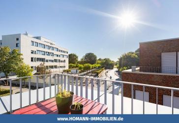Bezugsfrei! Neuwertige Stadtwohnung mit Dachterrasse & TG-Stellplatz nahe der Uniklinik