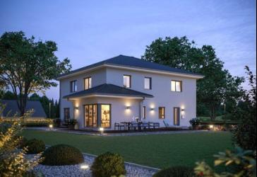 Doppelhaus im Toskana-Stil - gemeinsam bauen mit Familie oder Freunden - ab 408.259 EUR pro Haushälfte - FamilyStyle 26.03W