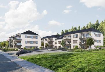 Neubau 2 bis 4 Zimmerwohnung in KfW 40 QNG +