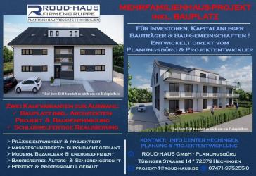 + EXKLUSIVES MEHRFAMILIENHAUS-PROJEKT MIT BAUGENEHMIGUNG! +