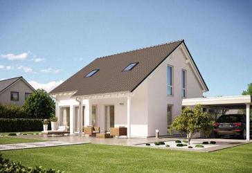 Das perfekte Familienhaus mit überdachter Terrasse und Sonnenerker