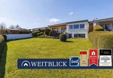 WEITBLICK: Bungalow mit Traumgarten & Blick ins Grüne!