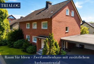 Raum für Ideen - Zweifamilienhaus mit zusätzlichem Ausbaupotenzial