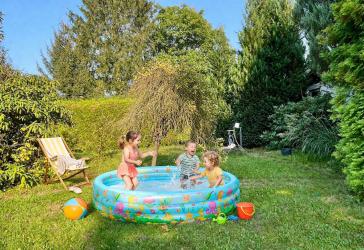 Im Sommer schon den Garten nutzen und dann Ihr Traumhaus bauen!