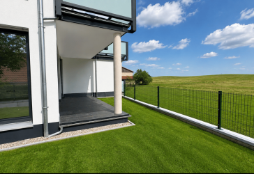 Helle 3-Zimmer-Erdgeschosswohnung mit privatem Garten und Südterrasse