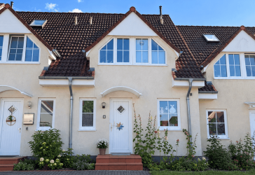 Familienfreundliches Reihenmittelhaus mit Balkon und Garten in Schmedshagen