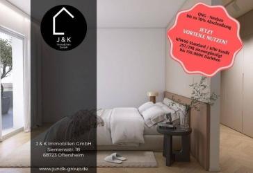 Kapitalanleger auf nach Plankstadt! KfW 40 QNG Eigentumswohnung im 1. OG mit Balkon