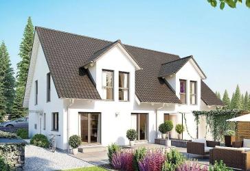 Neubau Doppelhaushälfte mit ca. 124 m² Wohnfläche auf ca. 406 m² Grundstück in Rattenkirchen