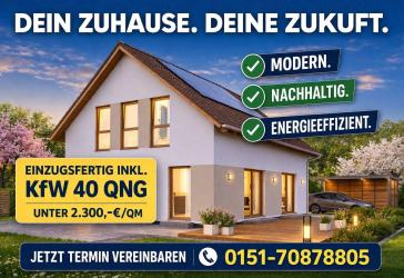 Sichern Sie sich die KfW-Förderung schon ab Effizienzklasse 55, lassen Sie sich beraten!