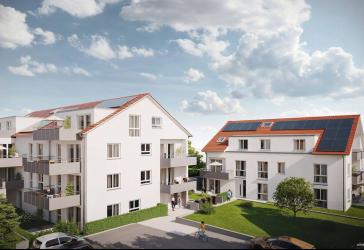 Obergeschosswohnung mit Balkon UND Gartenanteil in Sersheim