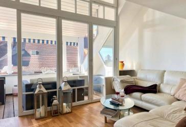 Exklusives Wohnen im Herzen von Markdorf - Maisonette mit besonderem Flair und Ausbaupotenzial