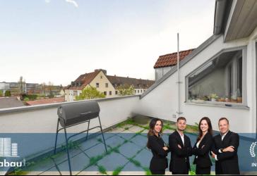 Helle 3-Zimmer-Dachgeschosswohnung mit sonniger Terrasse in Augsburg